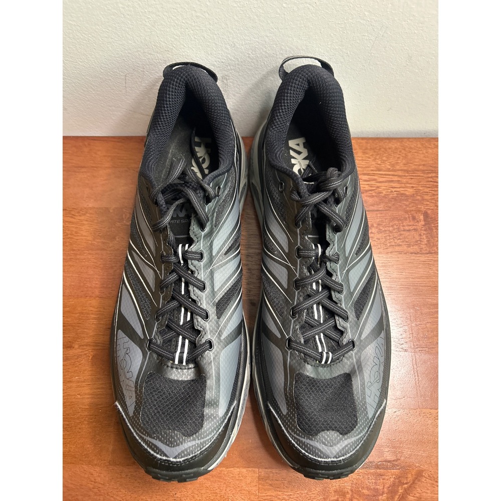 Hoka Black Mafate Speed 2 Running Shoes Mens 13 Womens 14